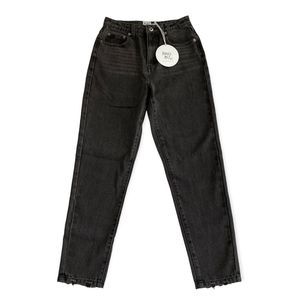 NWT Princess Polly Zaiden Straight Leg Jeans Faded Black US Size 4